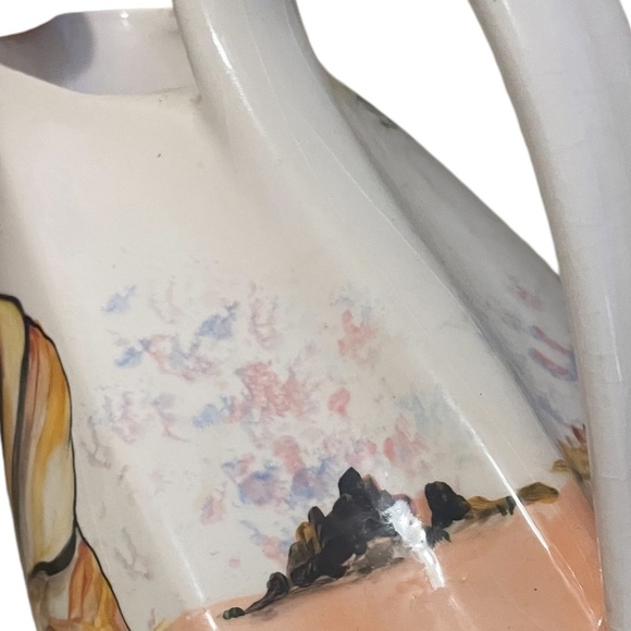 Vintage Pair Of MAMA. S Hand Painted Ceramic Jug - Picture 8 of 12